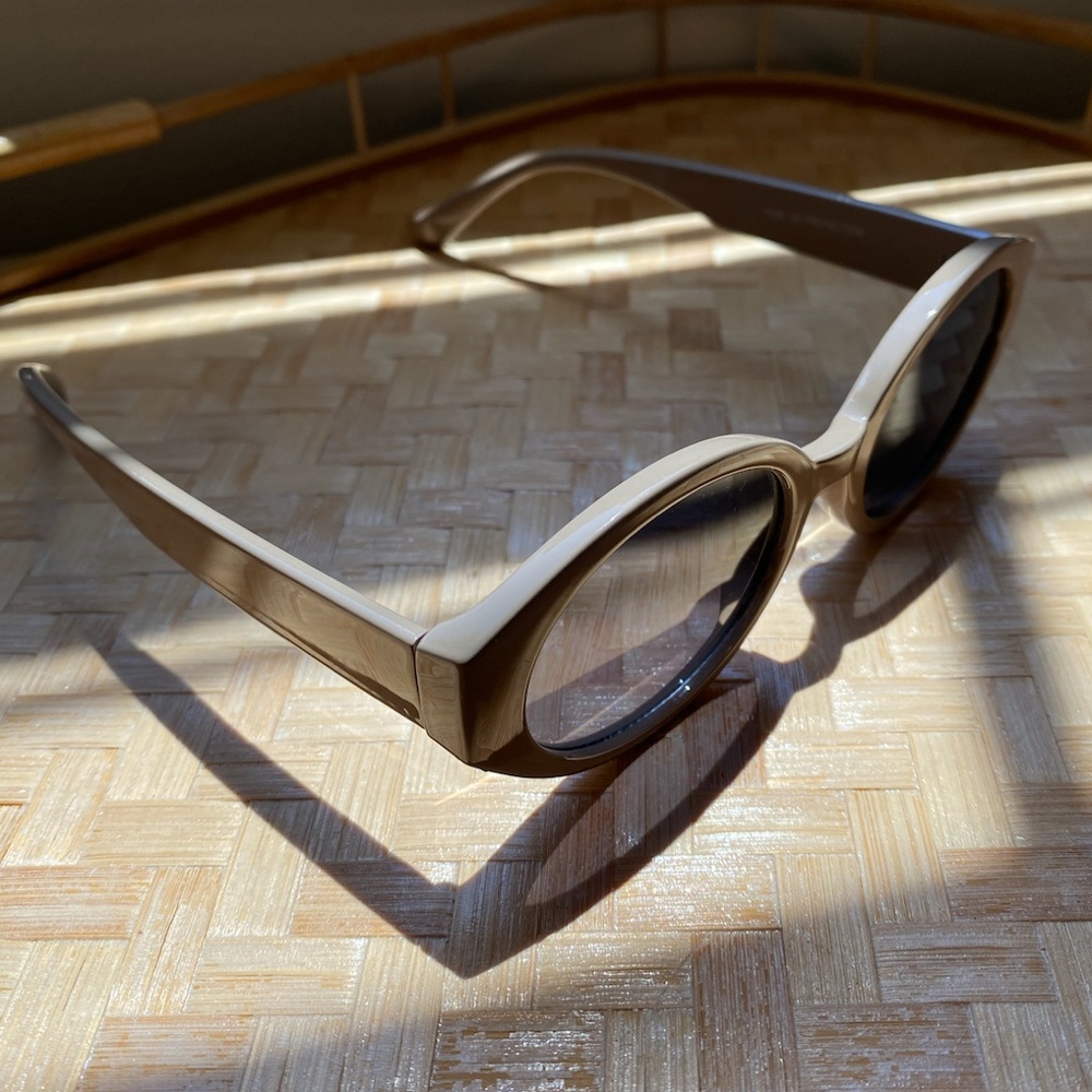 Anthropologie Sunglasses Case + Francesca Sunglasses